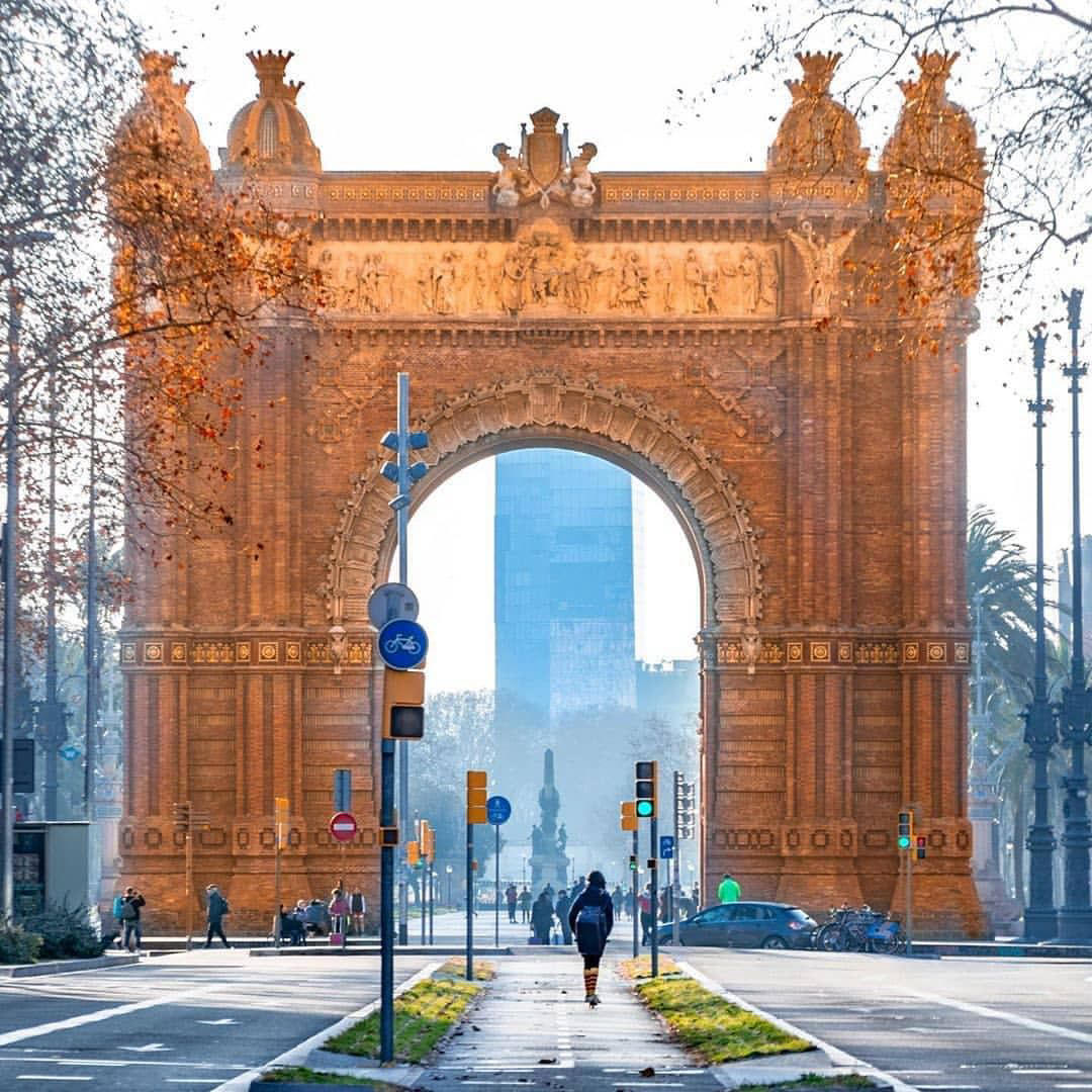 image  1 Barcelona - Arc de Triomf - Passeign de Lluis CompanysThank you #pareralbert Follow #barcelona