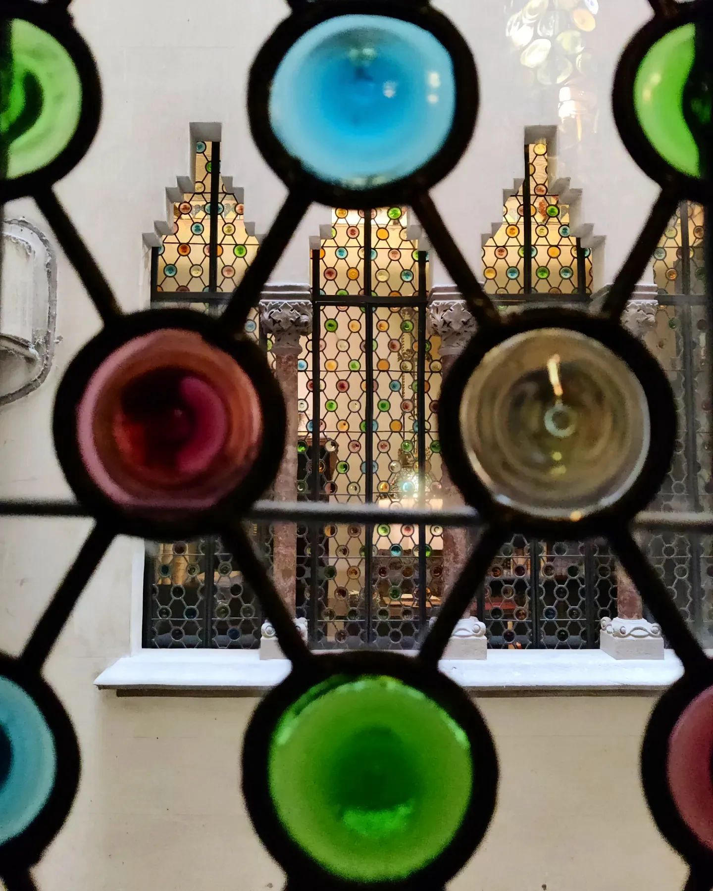 #casamuseuamatller and its stained-glass windows